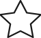 sort ikon stjerne