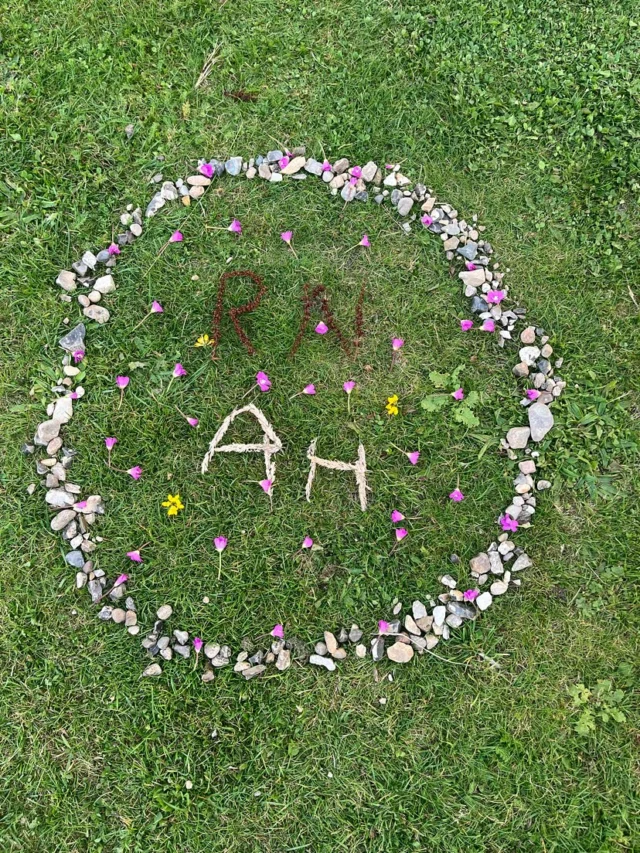 Landart lavet af kreative Lægårdelever🤗🤗🧑‍🎨👩‍🎨 #laegaarden #landart #lægården2526