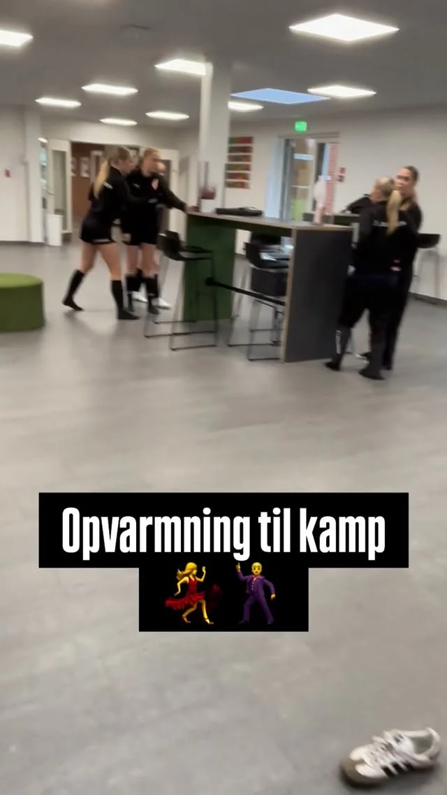 Alternativ opvarmning fra pigerne i dag😊🥳