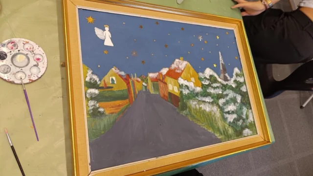 10. G har arbejdet med perioden Romantikken i dansk😊.
I forbindelse med det, har eleverne på kreativ vis omfortolket H.C Andersens eventyr på skrift til kunst gennem malerier🧑🎨👩🎨.
Eleverne har været utrolig kreative, se bare de flotte billeder 🌼😊 #laegaarden #hcandersen #lægården2526