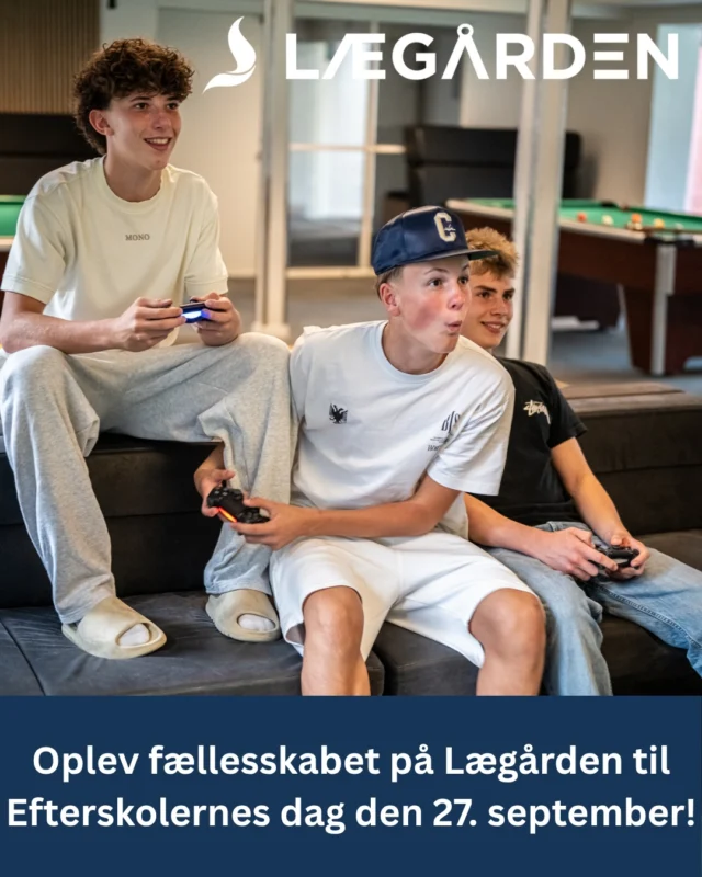 Den 27. september mellem 13 og 17 slår vi dørene op og byder indenfor på Lægården. Kom og oplev stemningen, mød lærere og elever og udforsk skolen og dens faciliteter😊

Vi ses til Efterskolernes dag på Lægården🎉

#efterskolernesdag #laegaarden