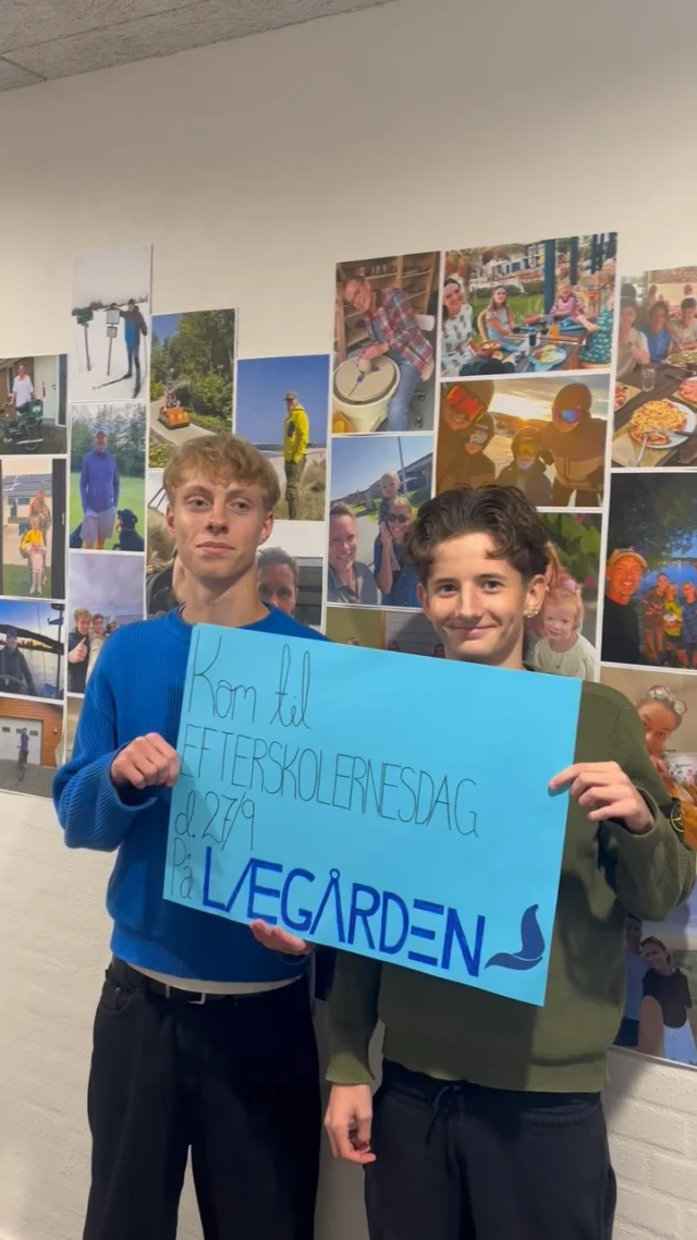 Kun lidt over en uge til Efterskolernes dag på Lægården🤩. Ses vi den 27. september mellem 13 og 17😍? #efterskolernesdag #laegaarden